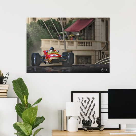 Graham's Monaco '68 Poster (Thuiskantoor)