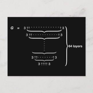 "GRAHAM'S NUMBER" BRIEFKAART
