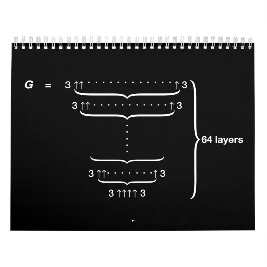 "GRAHAM'S NUMBER" KALENDER (Hoes)