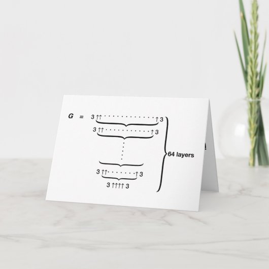 "GRAHAM'S NUMBER - Zo hou ik van je!" Kaart (Voorkant)