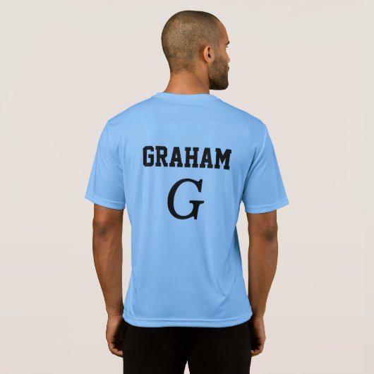 "Graham's nummer. . . omdat grootte belangrijk is" T-shirt (Achterkant volledig)