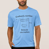 "Graham's nummer. . . omdat grootte belangrijk is" T-shirt (Voorkant)