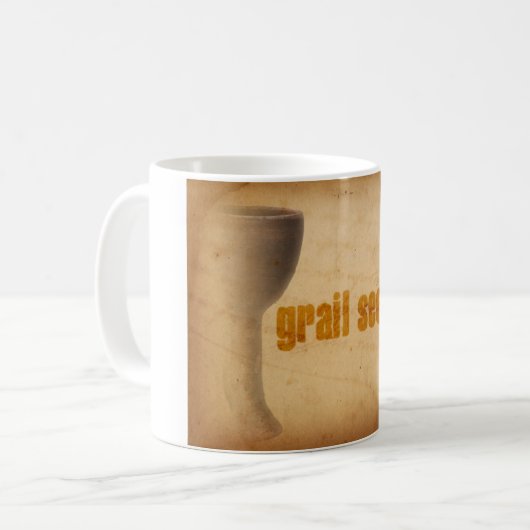 Grail Seekers Coffee Mok (Voorkant links)