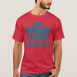 Grain CART Princess - Tractor rijden oogst zeeën T-shirt