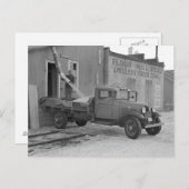 Grain Delivery Truck, 1937 Briefkaart (Voorkant / Achterkant)