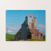 Grain Elevator Idaho. kerstcadeautjes Legpuzzel (Horizontaal)