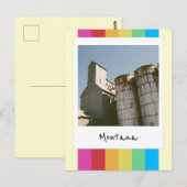 Grain Elevator Retro Instant Camera Briefkaart (Voorkant / Achterkant)