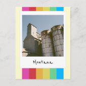 Grain Elevator Retro Instant Camera Briefkaart (Voorkant)