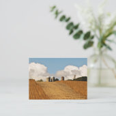 Grain Harvest ATC Visitekaartje (Staand voorkant)