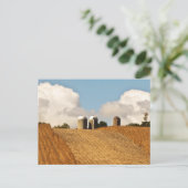 Grain Harvest Briefkaart (Staand voorkant)