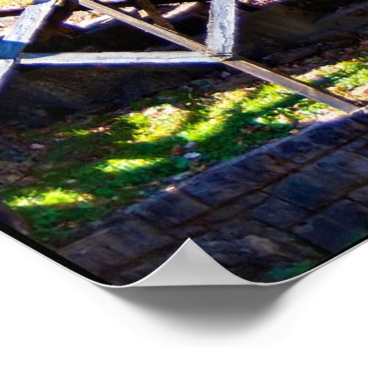 Grain Mill, Babcock, West Virginia Poster (Hoek)