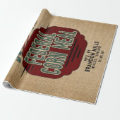 Grain Sack Cadeaupapier (Uitgerold)