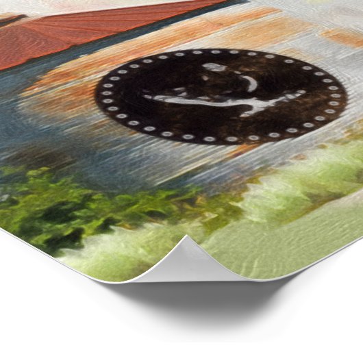 Grain Silo door Tiffany Bohrer Print (Hoek)