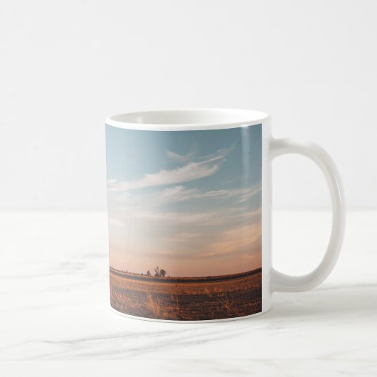 Grain Silo Golden Hour Mug - Rustic Texas Morning  Koffiemok (Rechts)