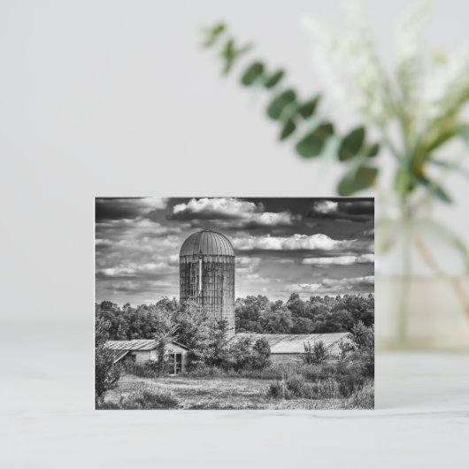 Grain Silo - Temple Hill, KY Briefkaart (Staand voorkant)