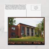 Grainger County Courthouse - Rutledge, TN Briefkaart (Voorkant / Achterkant)