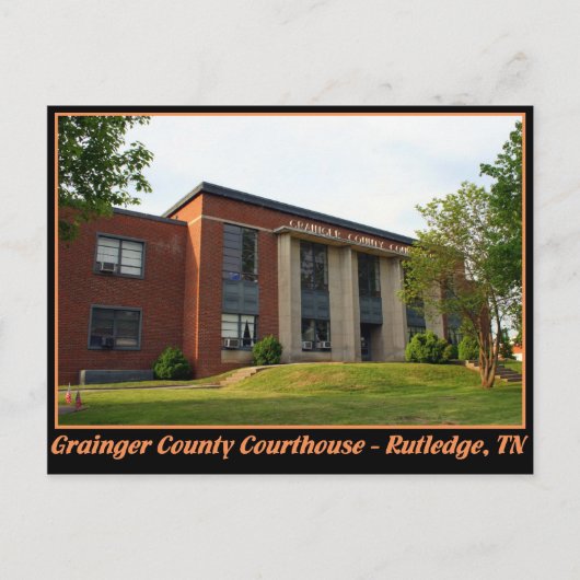 Grainger County Courthouse - Rutledge, TN Briefkaart (Voorkant)