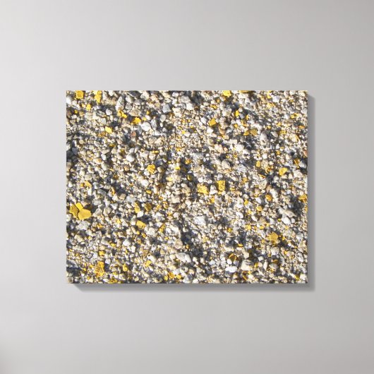 GRAINS OF JAUNE OMHULD CANVAS AFDRUK (Voorkant)