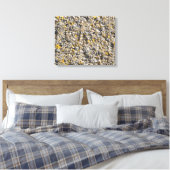 GRAINS OF JAUNE OMHULD CANVAS AFDRUK (Insitu (Slaapkamer))