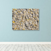 GRAINS OF JAUNE OMHULD CANVAS AFDRUK (Insitu (Houten vloer))