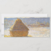 Grainstack in Morning, sneeuweffect door Claude Mo (Voorkant)