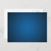 Grainy Blue-Black Vignette Briefkaart (Voorkant / Achterkant)