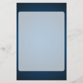 Grainy Blue-Black Vignette Briefpapier (Voorkant)