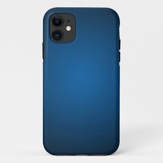 Grainy Blue-Black Vignette Case-Mate iPhone Case (Achterkant)