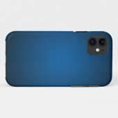 Grainy Blue-Black Vignette Case-Mate iPhone Case (Achterkant (horizontaal))