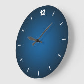 Grainy Blue-Black Vignette Grote Klok (Hoek)