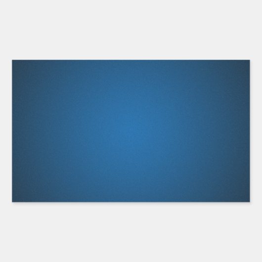 Grainy Blue-Black Vignette Rechthoekige Sticker (Voorkant)