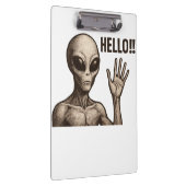 Grainy Encounter: de buitenaardse begroeting Klembord (Rechts)