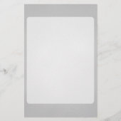 Grainy Gray Artsy Background Briefpapier (Voorkant)