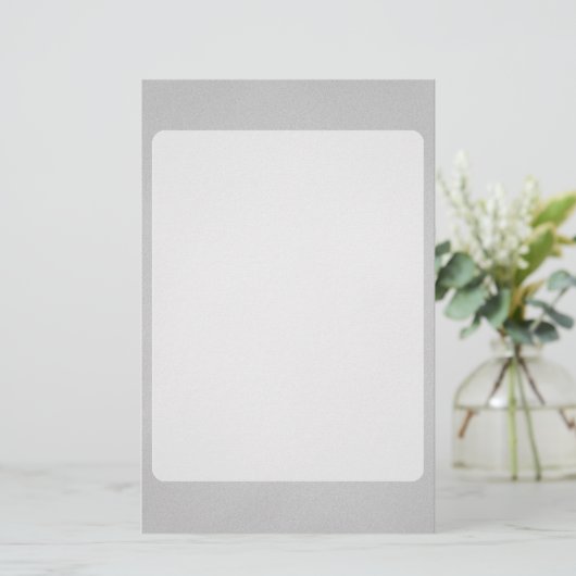Grainy Gray Artsy Background Briefpapier (Staand voorkant)