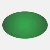 Grainy Green-Black Vignette Ovale Sticker (Voorkant)