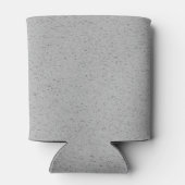 Grainy Plain Grey Kleurontwerp Blikjeskoeler (Achterkant)