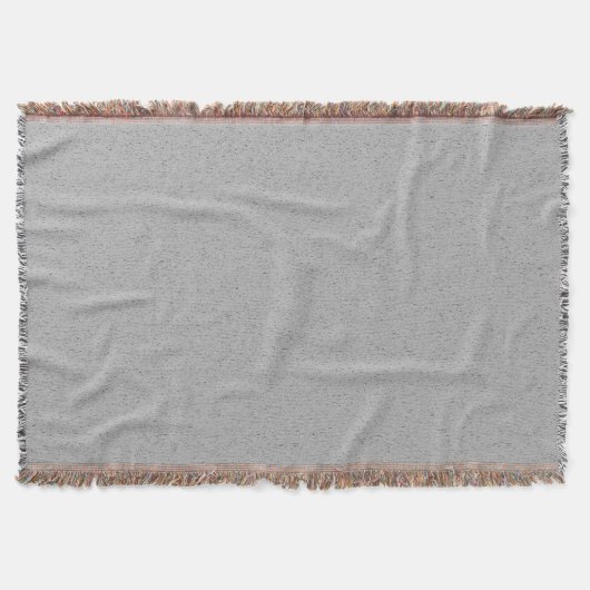 Grainy Plain Grey Kleurontwerp Deken (Voorkant)