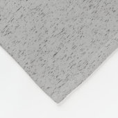 Grainy Plain Grey Kleurontwerp Fleece Deken (Hoek)