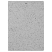 Grainy Plain Grey Kleurontwerp Klembord (Achterkant)