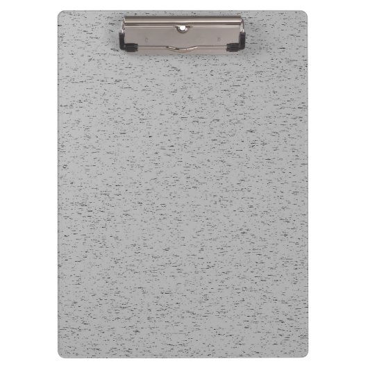 Grainy Plain Grey Kleurontwerp Klembord (Voorkant)