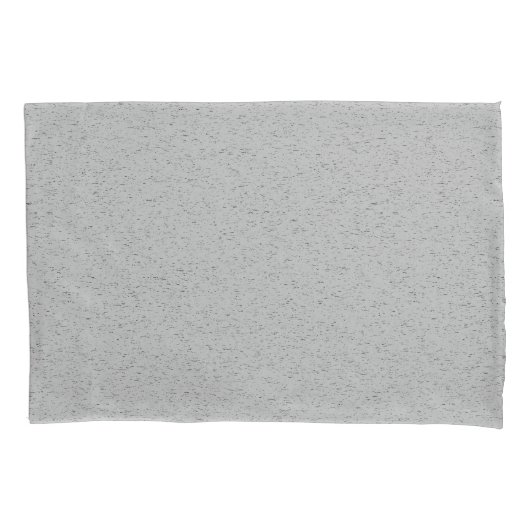 Grainy Plain Grey Kleurontwerp Kussensloop (Voorkant)
