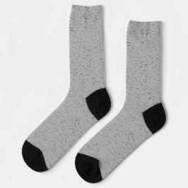 Grainy Plain Grey Kleurontwerp Sokken