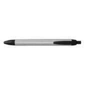 Grainy Plain Grey Kleurontwerp Zwarte Inkt Pen (Achterkant)