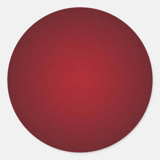 Grainy Red-Black Vignette Ronde Sticker (Voorkant)