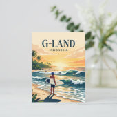 Grajagan-baai Indonesië Briefkaart (Staand voorkant)