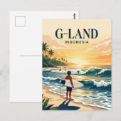 Grajagan-baai Indonesië Briefkaart (Voorkant / Achterkant)