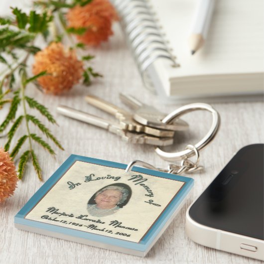 Gram en Grote Pop Mancuso dubbelzijdige Sleutelhan Sleutelhanger (Voorkant Rechts)