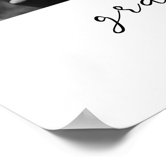 Gram en ik gepersonaliseerde Afbeelding cadeau voo Poster (Hoek)