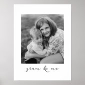 Gram en ik gepersonaliseerde Afbeelding cadeau voo Poster (Voorkant)
