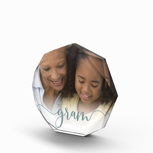 Gram | Grandma Script Overlay Fotoblokken (Rechts)